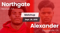 Matchup: Northgate vs. Alexander  2018