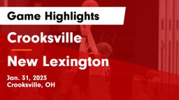 Crooksville  vs New Lexington  Game Highlights - Jan. 31, 2023