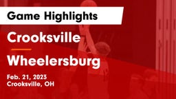Crooksville  vs Wheelersburg  Game Highlights - Feb. 21, 2023