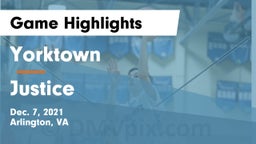 Yorktown  vs Justice  Game Highlights - Dec. 7, 2021