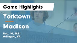 Yorktown  vs Madison  Game Highlights - Dec. 14, 2021