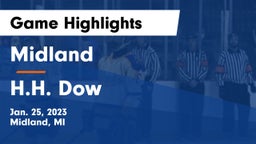 Midland  vs H.H. Dow  Game Highlights - Jan. 25, 2023