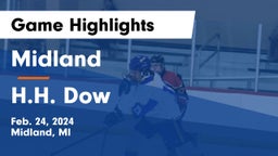 Midland  vs H.H. Dow  Game Highlights - Feb. 24, 2024