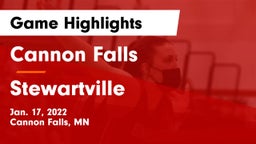Cannon Falls  vs Stewartville  Game Highlights - Jan. 17, 2022