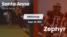 Matchup: Santa Anna vs. Zephyr  2017