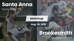 Matchup: Santa Anna vs. Brookesmith  2018