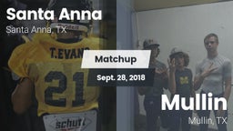 Matchup: Santa Anna vs. Mullin  2018