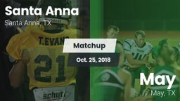 Matchup: Santa Anna vs. May  2018