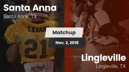 Matchup: Santa Anna vs. Lingleville  2018