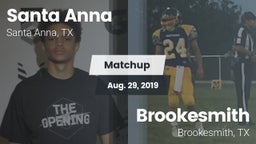 Matchup: Santa Anna vs. Brookesmith  2019