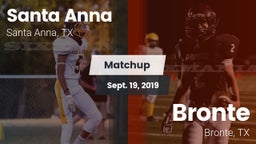Matchup: Santa Anna vs. Bronte  2019