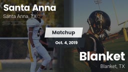 Matchup: Santa Anna vs. Blanket  2019