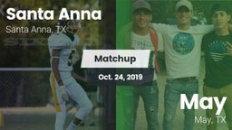 Matchup: Santa Anna vs. May  2019