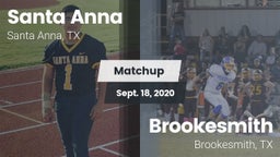 Matchup: Santa Anna vs. Brookesmith  2020