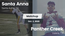 Matchup: Santa Anna vs. Panther Creek  2020