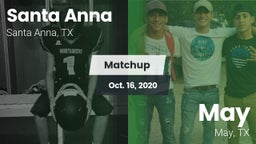 Matchup: Santa Anna vs. May  2020