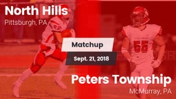 Matchup: North Hills vs. Peters Township  2018
