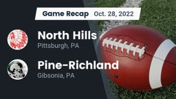 Recap: North Hills  vs. Pine-Richland  2022