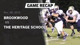 Recap: Brookwood  vs. The Heritage School 2015