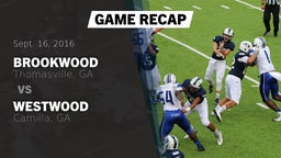 Recap: Brookwood  vs. Westwood  2016