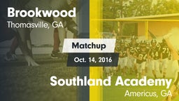 Matchup: Brookwood vs. Southland Academy  2016