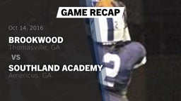 Recap: Brookwood  vs. Southland Academy  2016