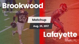 Matchup: Brookwood vs. Lafayette  2017