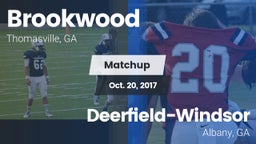 Matchup: Brookwood vs. Deerfield-Windsor  2017