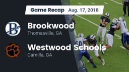 Recap: Brookwood  vs. Westwood Schools 2018