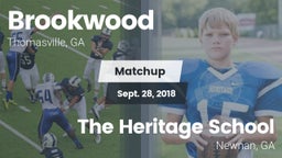 Matchup: Brookwood vs. The Heritage School 2018