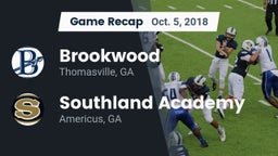 Recap: Brookwood  vs. Southland Academy  2018