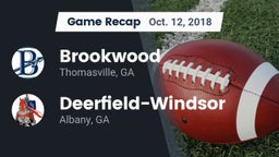 Recap: Brookwood  vs. Deerfield-Windsor  2018