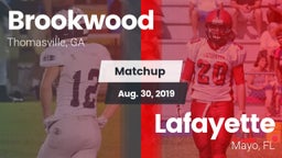 Matchup: Brookwood vs. Lafayette  2019