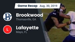 Recap: Brookwood  vs. Lafayette  2019