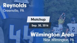 Matchup: Reynolds vs. Wilmington Area  2016