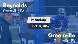 Matchup: Reynolds vs. Greenville  2016