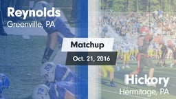 Matchup: Reynolds vs. Hickory  2016