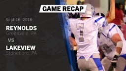 Recap: Reynolds  vs. Lakeview  2016