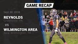 Recap: Reynolds  vs. Wilmington Area  2016