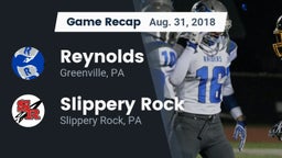 Recap: Reynolds  vs. Slippery Rock  2018