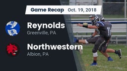 Recap: Reynolds  vs. Northwestern  2018