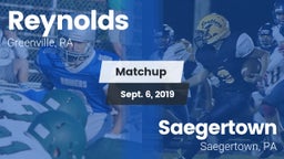 Matchup: Reynolds vs. Saegertown  2019