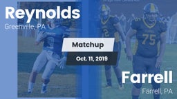 Matchup: Reynolds vs. Farrell  2019