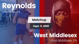 Matchup: Reynolds vs. West Middlesex   2020