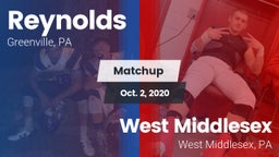 Matchup: Reynolds vs. West Middlesex   2020