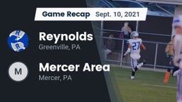 Recap: Reynolds  vs. Mercer Area  2021