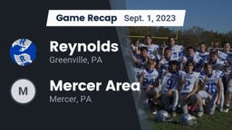 Recap: Reynolds  vs. Mercer Area  2023