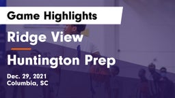 Ridge View  vs Huntington Prep  Game Highlights - Dec. 29, 2021