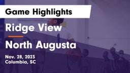 Ridge View  vs North Augusta  Game Highlights - Nov. 28, 2023