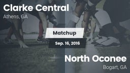 Matchup: Clarke Central vs. North Oconee  2016